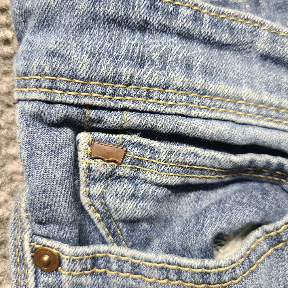 Vintage Levi's Jeans Womens 9 M Demi Curve Batman Tag Straight Leg Stone Wash - Picture 10 of 16